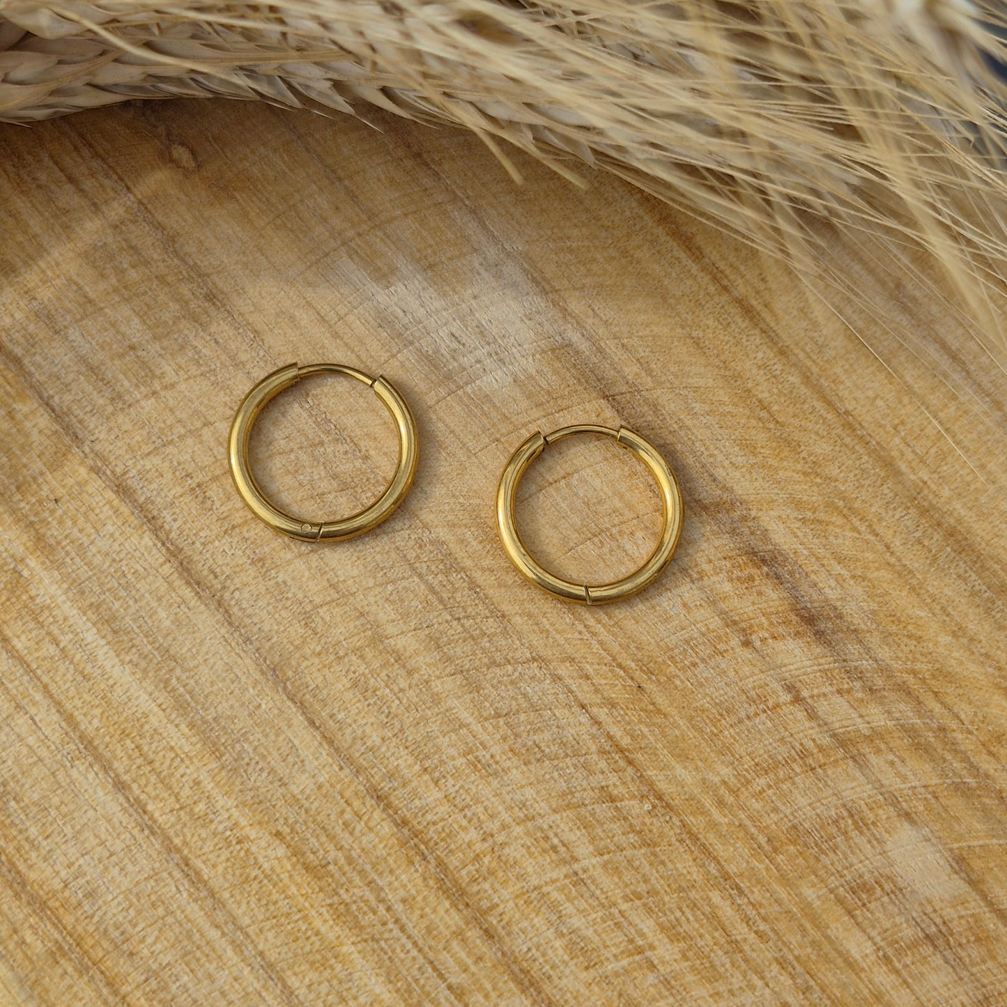 Créoles or 12 mm