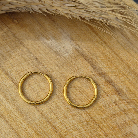 Créoles or 20 mm
